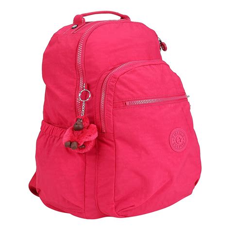 kipling mochila rosa